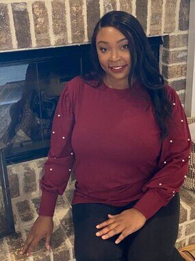 Pearl Long-sleeved Blouses